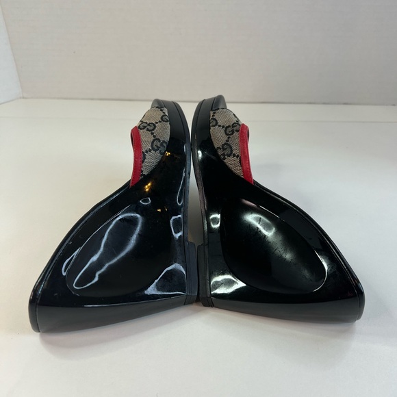 Authentic Gucci GG Logo Monogram Platform Sandals/Slides Size 7.5 w/COA - Picture 7 of 15